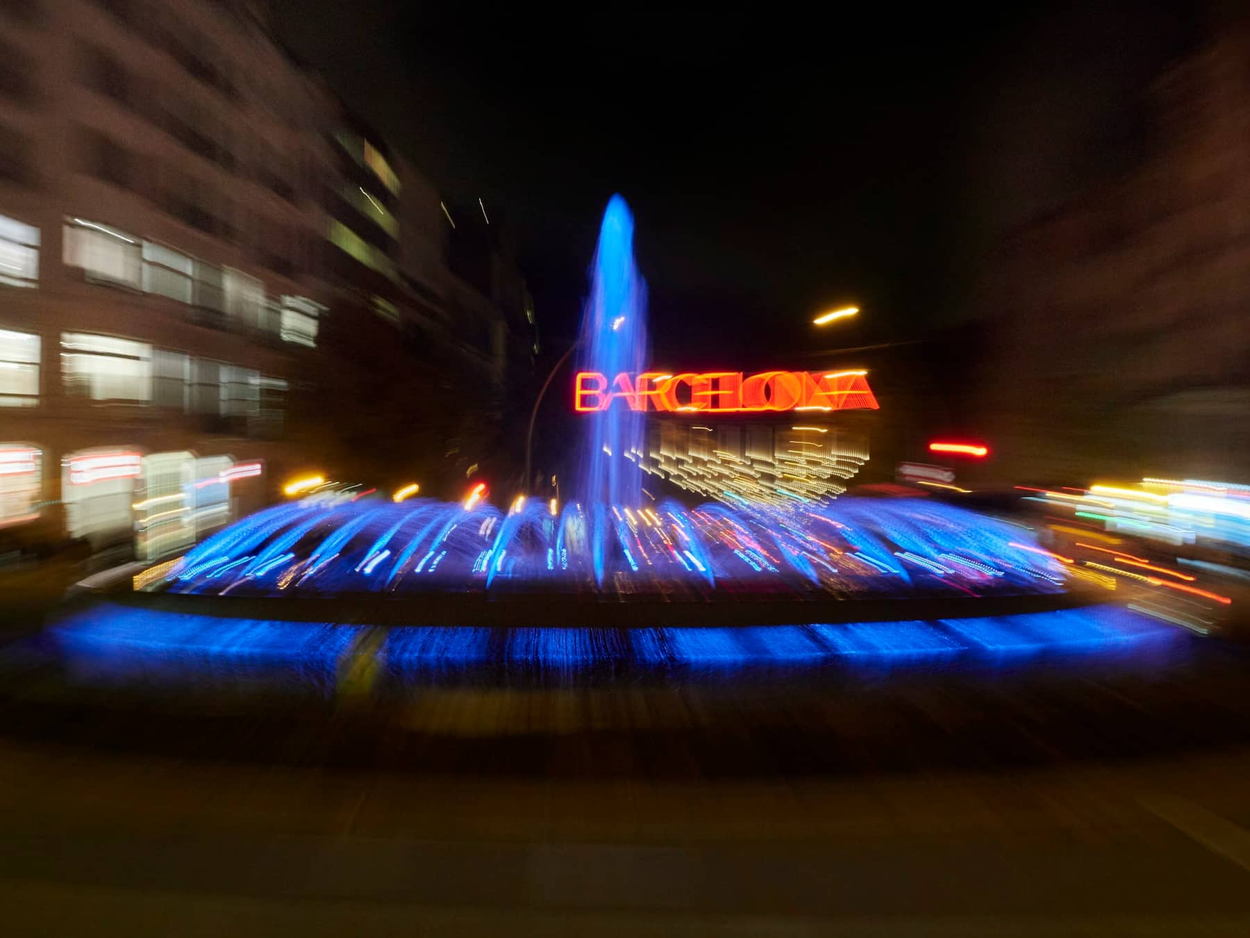 Barcelona at night